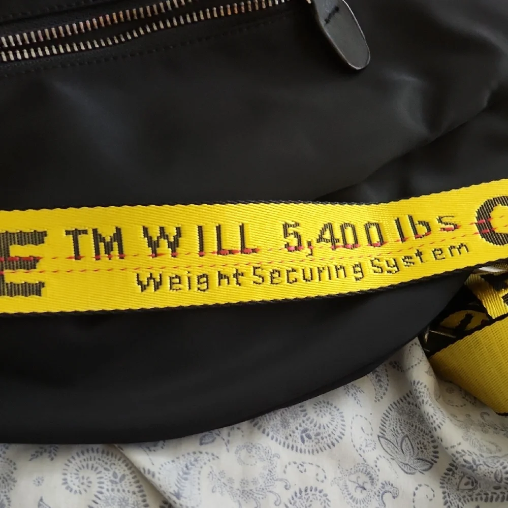Off-White Black Bag with Yellow Strap - Picture 11 of 11